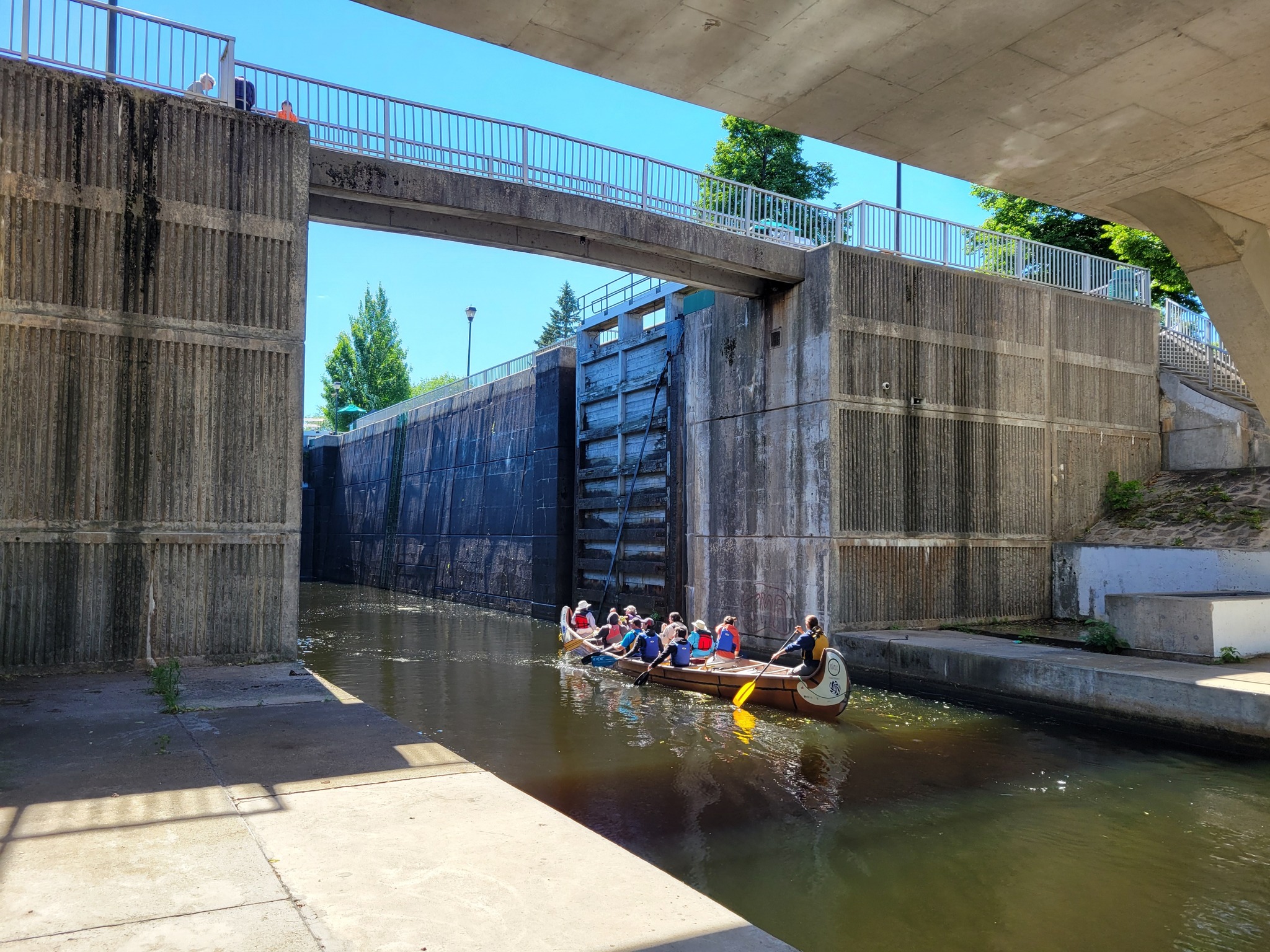 Entering the Locks